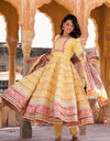 Geometric Print Straight Solid Kurta, Salwar & Dupatta Set