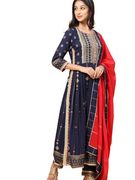 Gota Patti Kurta, Pyjama & Dupatta Set Cotton Silk Special