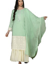 Embroidered Kurta, Palazzo & Dupatta Set