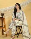 Gota Patti Cotton Printing Straight Kurta Pant Set