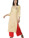 Women's Kurta and Sharara Set Cotton Silk