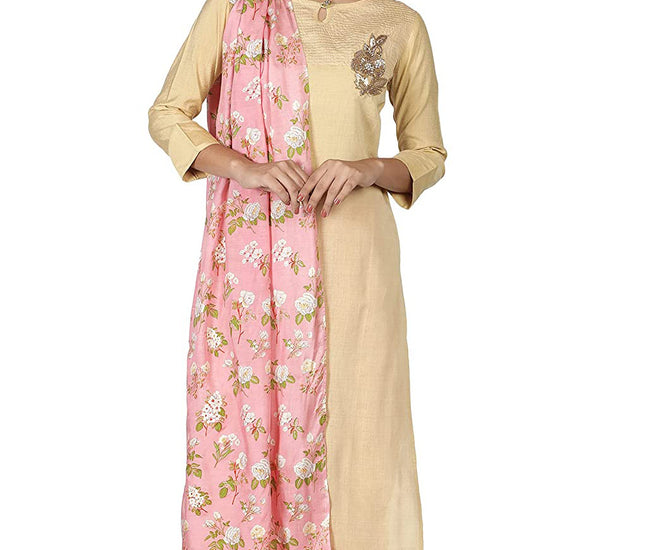 Women's Kurta and Sharara Set Cotton Silk