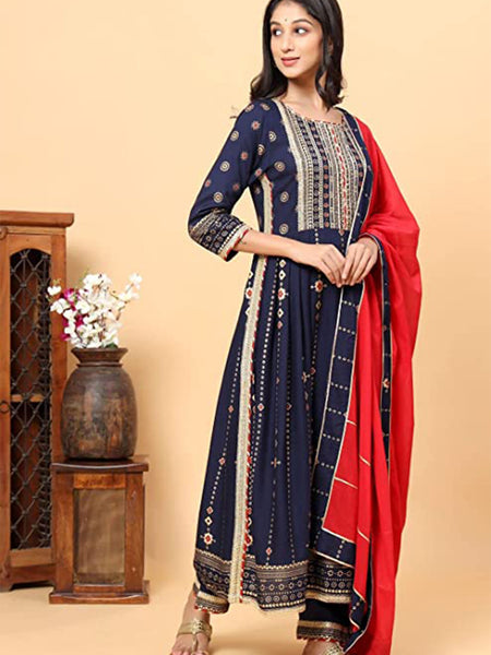 Gota Patti Kurta, Pyjama & Dupatta Set Cotton Silk Special