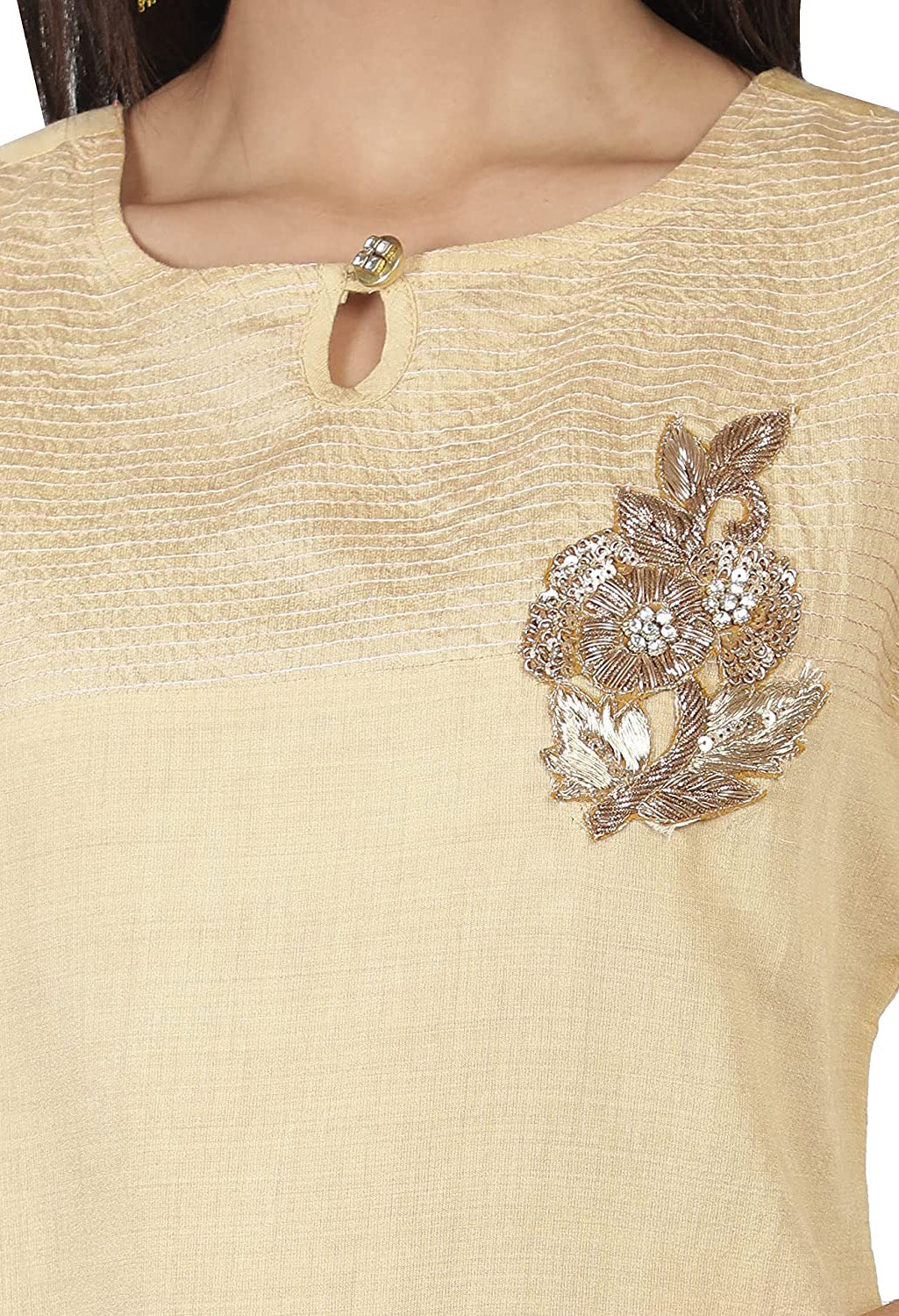 Women's Kurta and Sharara Set Cotton Silk