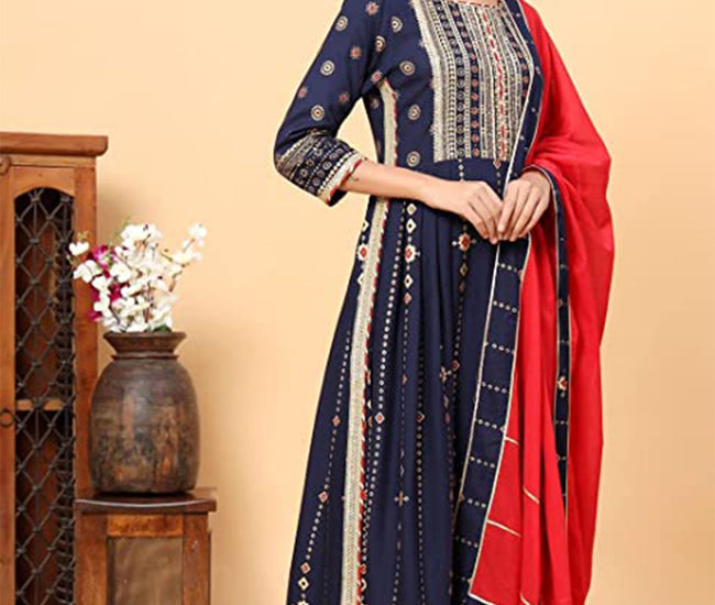 Gota Patti Kurta, Pyjama & Dupatta Set Cotton Silk Special