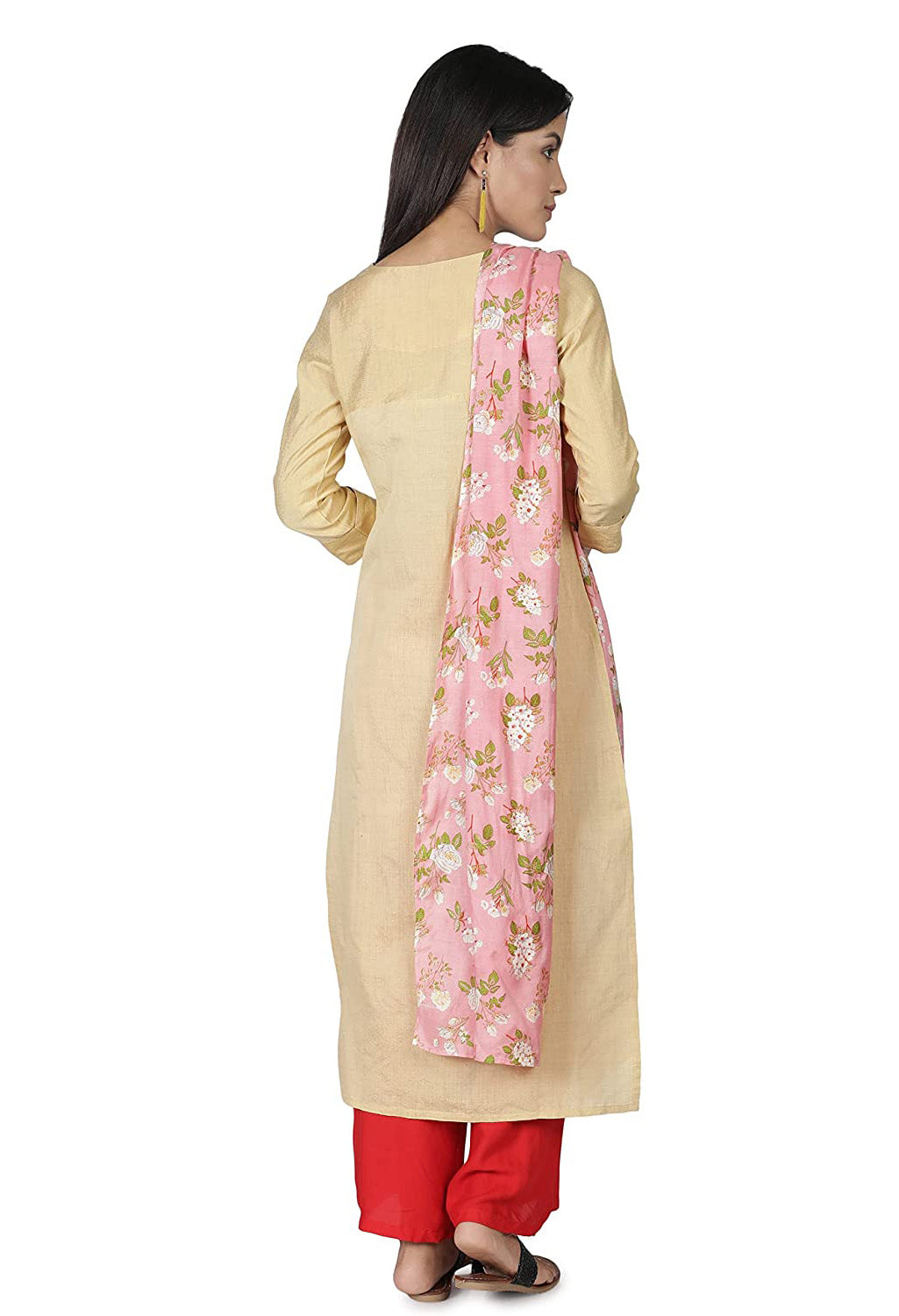 Women's Kurta and Sharara Set Cotton Silk