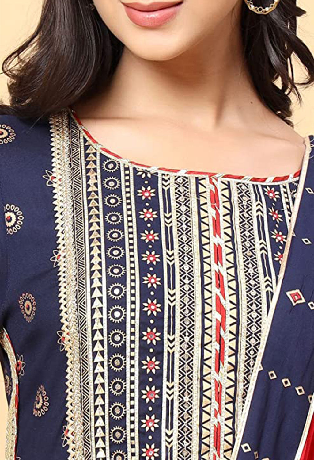 Gota Patti Kurta, Pyjama & Dupatta Set Cotton Silk Special