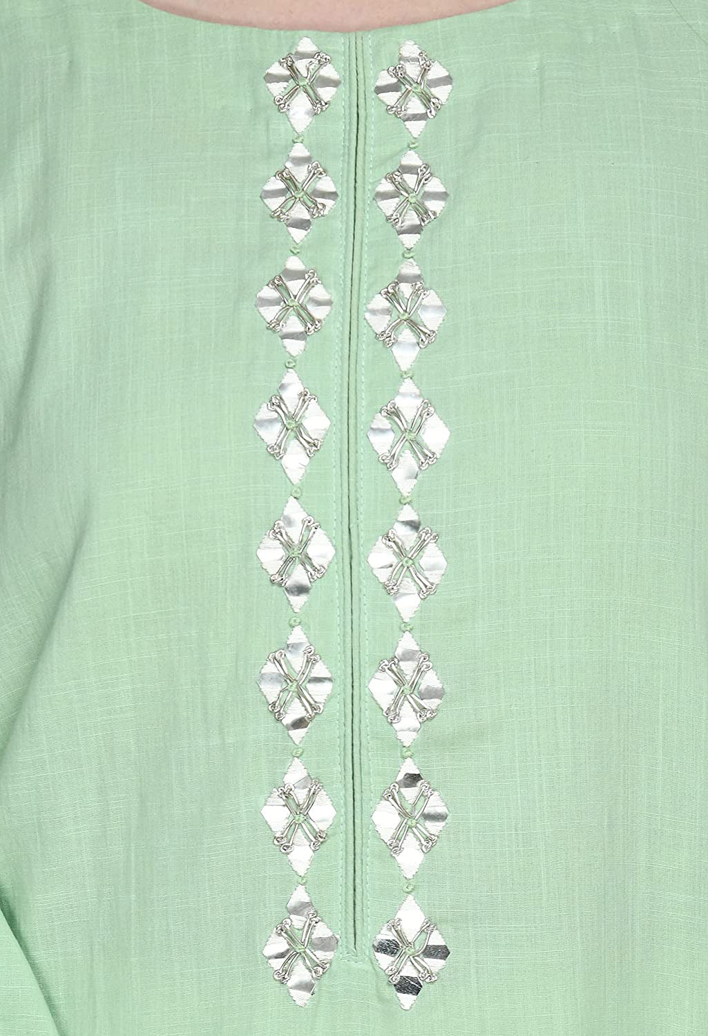 Embroidered Kurta, Palazzo & Dupatta Set